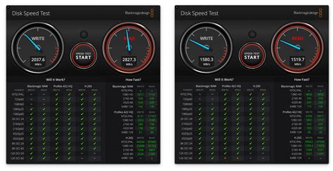 m2 speed test